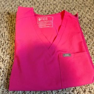 Figs Catarina One-Pocket Zamora Hot Pink.